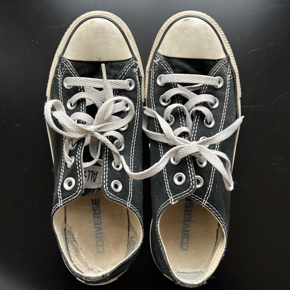 Black Converse Low Tops